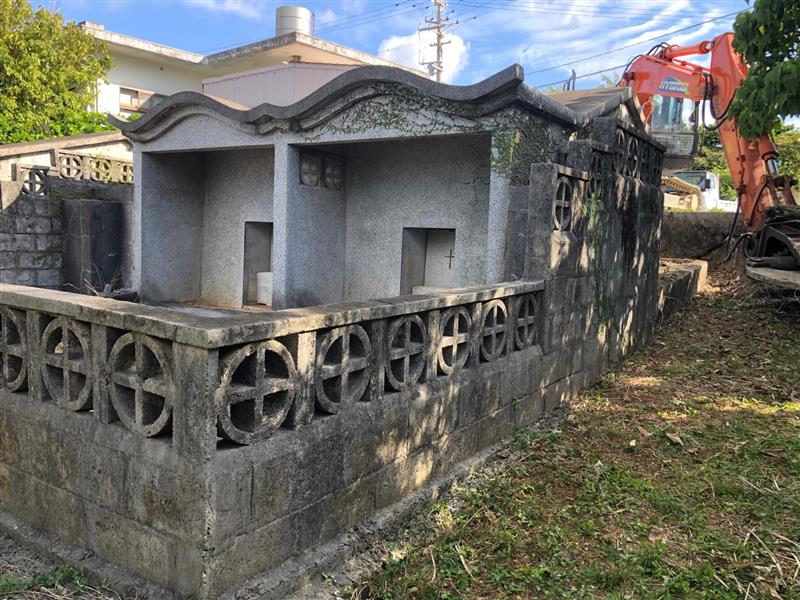 恩納村 お墓解体工事